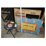 Carom and game Board, Folding Stool