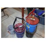 Grease Bucket, Buckets, Bucket Holder