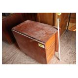Cabinet with drop leaf table