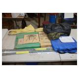mosquito netting and repellent, toilet, stadium
