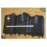 Concourse 3 piece luggage set