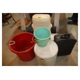Storage Bins, Buckets, Containers