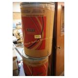 2 Cardboard Barrels w/ Lids