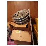 4 -16" Ford Hub cabs, 4-14" Ford Hub caps, Grill