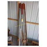T- Posts - 13ct 6' & 4- 5ct 1/2'