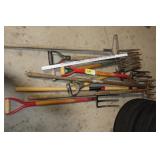 pitch forks & yard tools