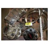 GMC hub covers, tail light covers
