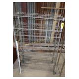 56" Rolling Metal Rack