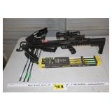 Fiery HDX 400 Crossbow with 6 20" Bolts