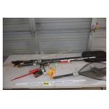 Rods, Rod Holder, Net, etc.