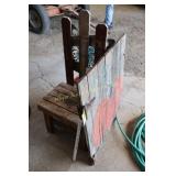 decorative gate & chair