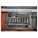John Deere 3/8 drive socket set - metric