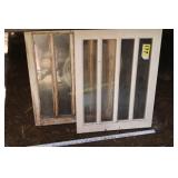 (2) Four pane Barn Windows