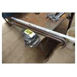 3 crow bars & electric sander