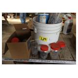 assorted screws, nails, etc