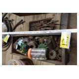 drill bits & assorted sprockets