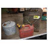 Jerry Can, Gas can, Galvanized can