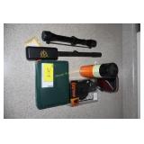 Scopes, holster, ear muffs, chokes