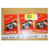 3 - 32GB SDHC cards