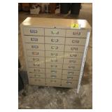 Metal card / hardware cabinet 27 drawer