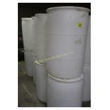 8 empty DEF barrels
