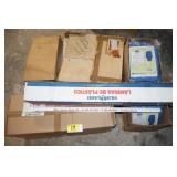 Isolation clothing, plastic sheeting, etc