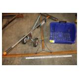 Table dolly, handle & basket