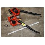 Leaf Blowers B&D Cordless with 4 batteries