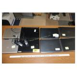 9 Laptops (3 HP EliteBooks, 4 Dell Latitudes,