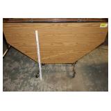 5ft folding Octagonal Table on Wheels