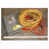 extension cords & electrical box