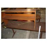 6ft Table & Shelf