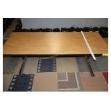 6 foot table with wheels