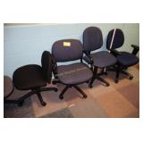 5 Office Chairs