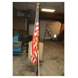 American Flag & Holder