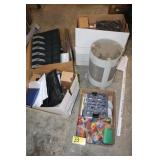 cardboard glasses, cash tray, blocks