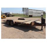 2016 RICE 21' Tilt Bed Trailer Heavy Duty