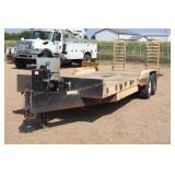 2011 Rice 24' Flatbed Trailer w/ramps