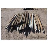 7' wooden posts