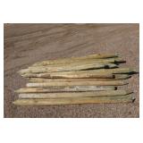 7' wooden posts