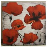 Poppy Print on Canvas