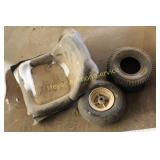 New 15 x 6 lawnmower tire, New Wheel barrow tire