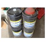 4 5gallon Containers of Mobile Delvac Oil