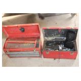 2 Tool boxes- Craftsman Box empty, smaller w/tools