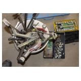 Pail of Tools - Large Wrenches, pipe cutter, etc.