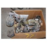 box of Paint sprayers