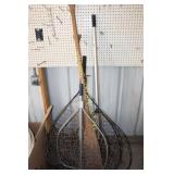 3 Fishing Nets & 2 Oars