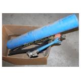 Shrink wrap plastic & torch