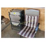 4 - Outdoor folding chairs