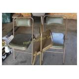3 folding chairs